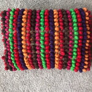 Pier 1 multi colored pillow